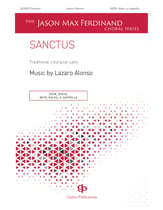 Sanctus SSAATTBB choral sheet music cover